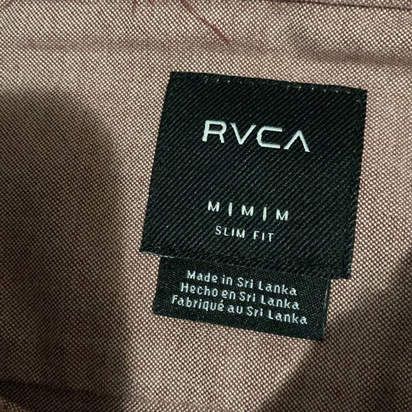 RVCA NWT MENS DRESS SHIRT - Picture 3 of 3